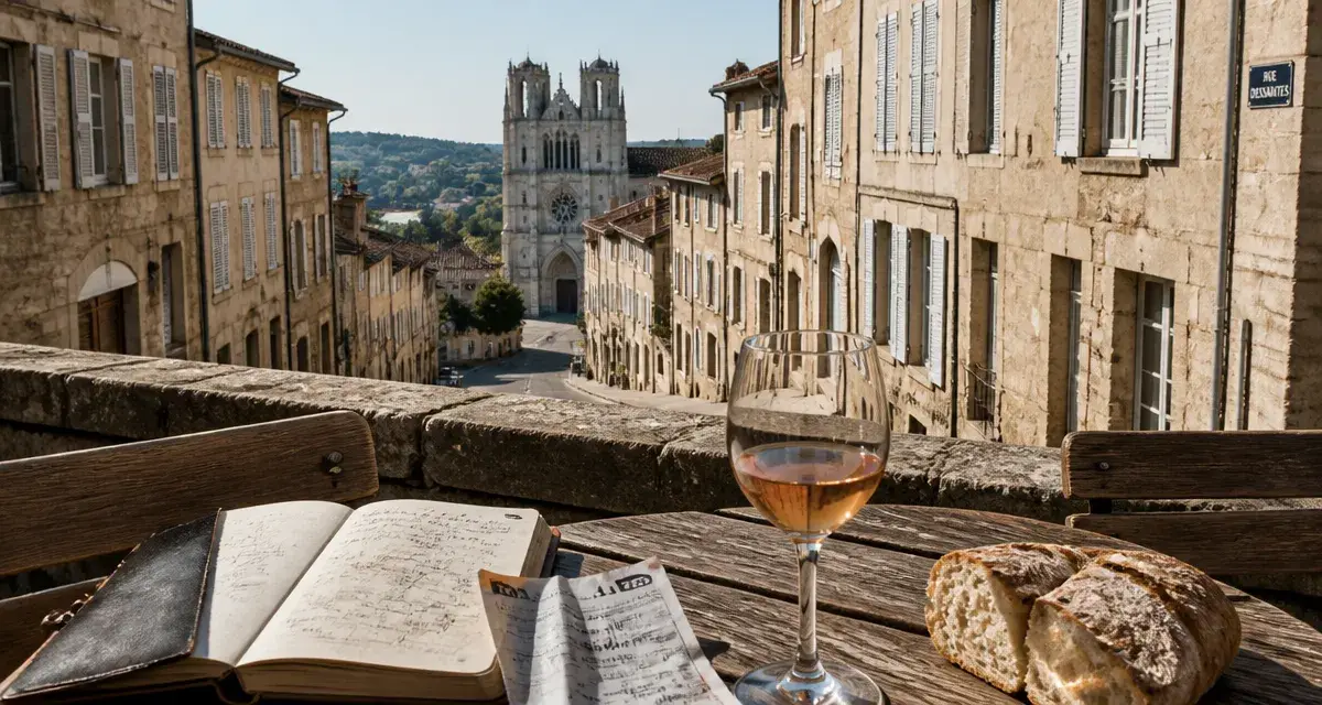 Activité dans le Gers à Auch : table gourmande près de la cathédrale