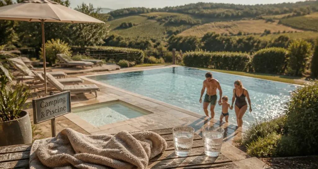 Camping gers avec piscine : baignade et repos au bord de l’eau