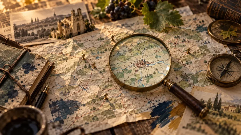 Gers tourisme carte : routes lentes, villages et Armagnac