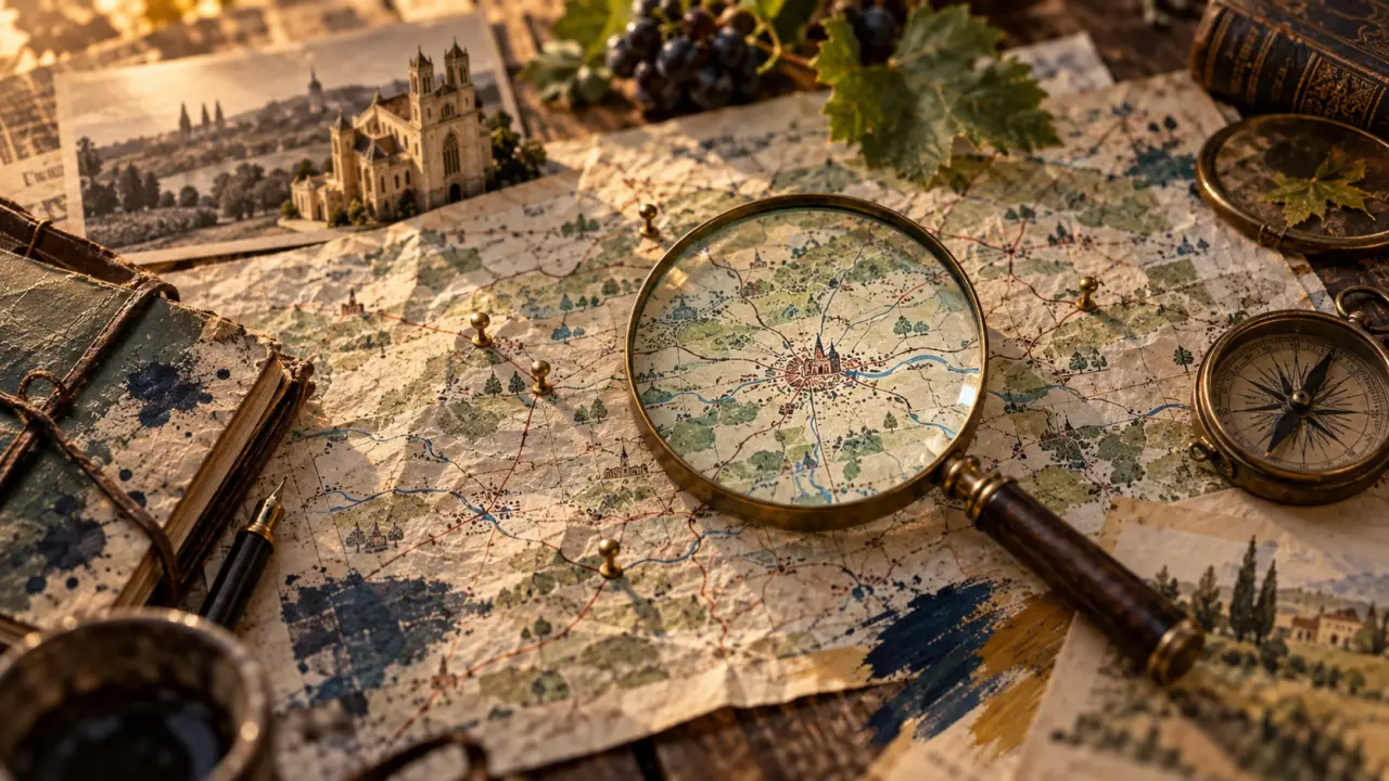 Gers tourisme carte : routes lentes, villages et Armagnac