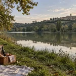 Lac de Lectoure, pique-nique au bord de l’eau