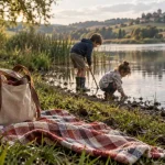 lac saint cricq : pique-nique près du lac