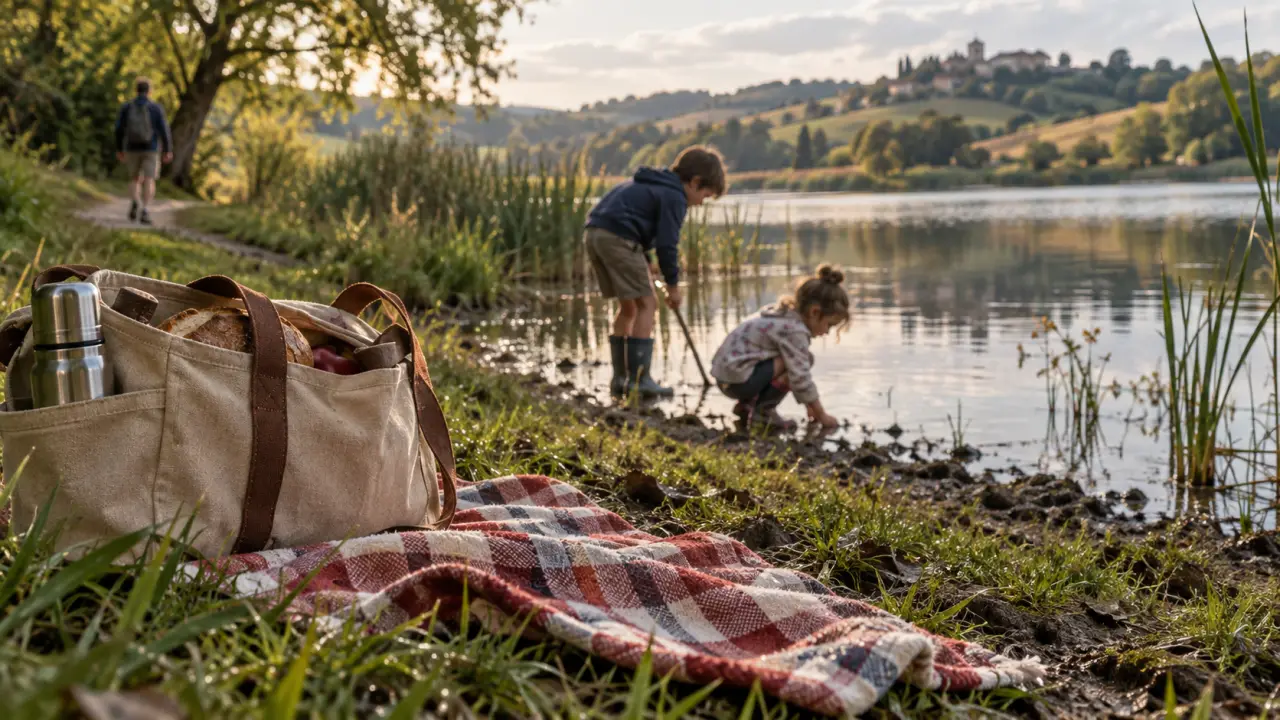 lac saint cricq : pique-nique près du lac