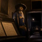 Intérieur du musée d’Artagnan à Lupiac (Gers), mannequin Grand Siècle