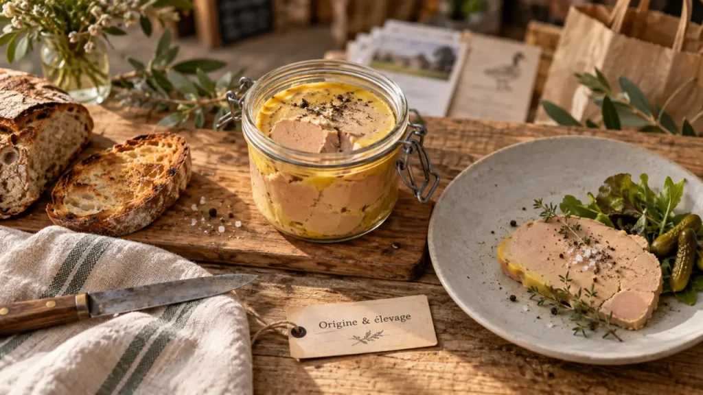 Producteur de foie gras Gers : foie gras en bocal, achat direct à la ferme