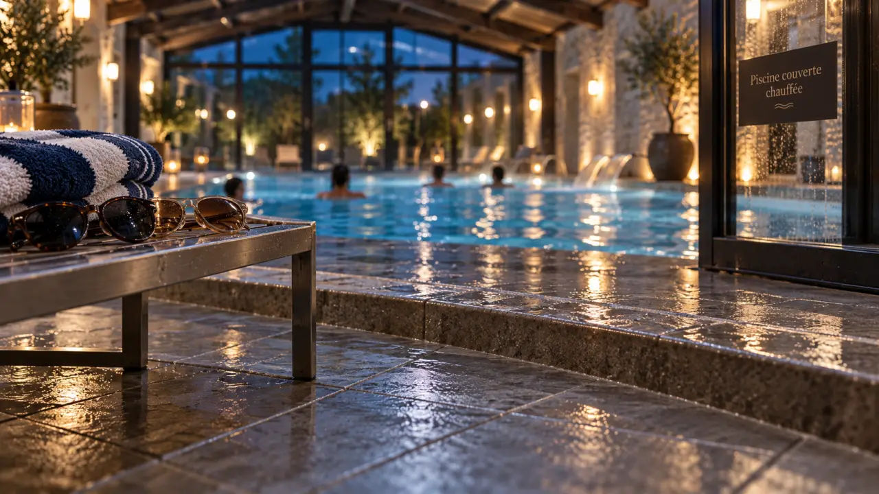 Camping dans le gers avec piscine couverte chauffée