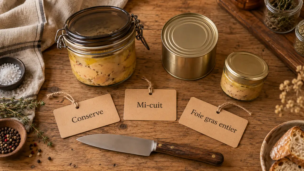 Conserverie foie gras gers : bocaux et conserves à comparer