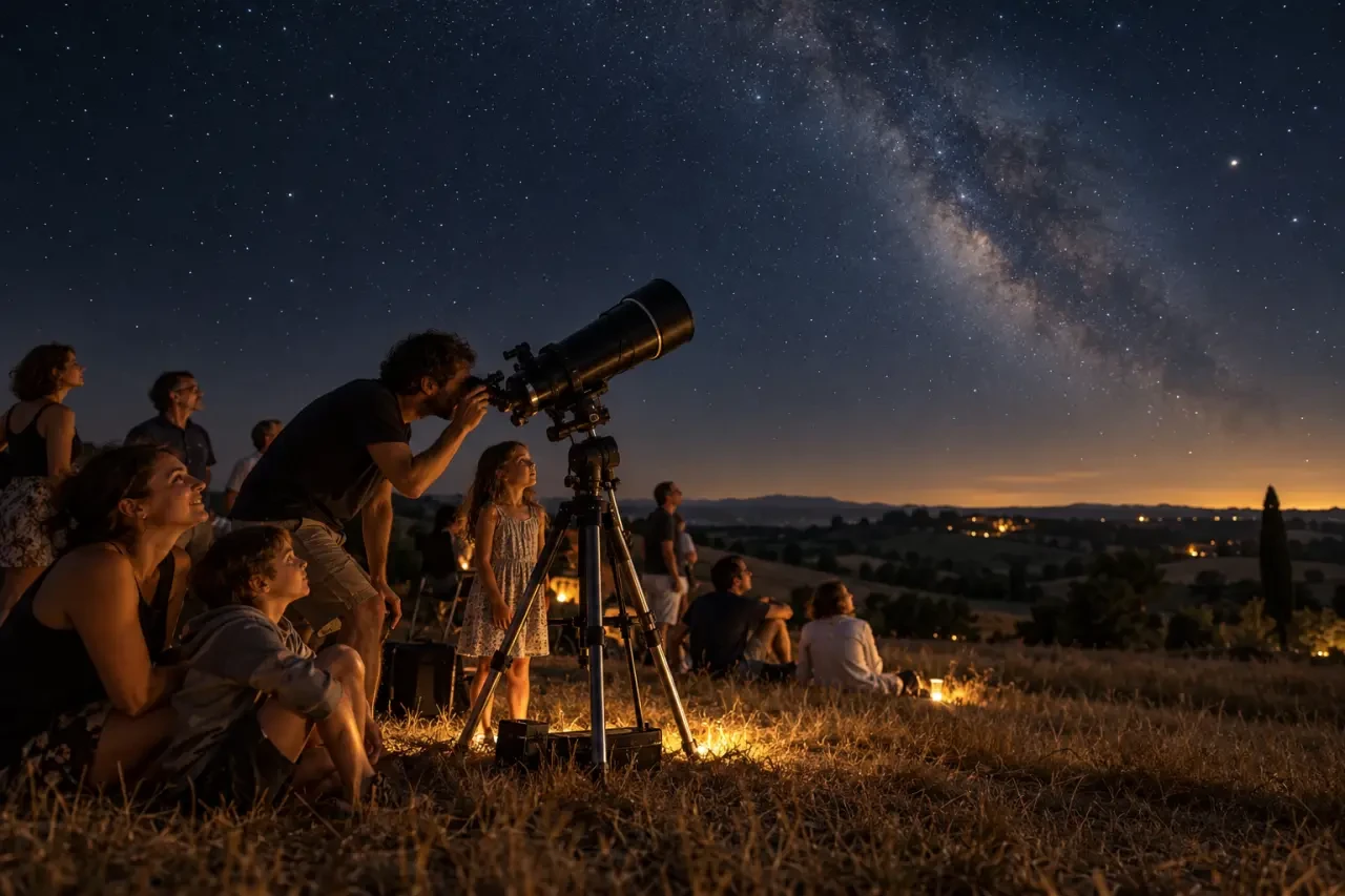 Soirée d’observation au Festival d’Astronomie de Fleurance dans le Gers