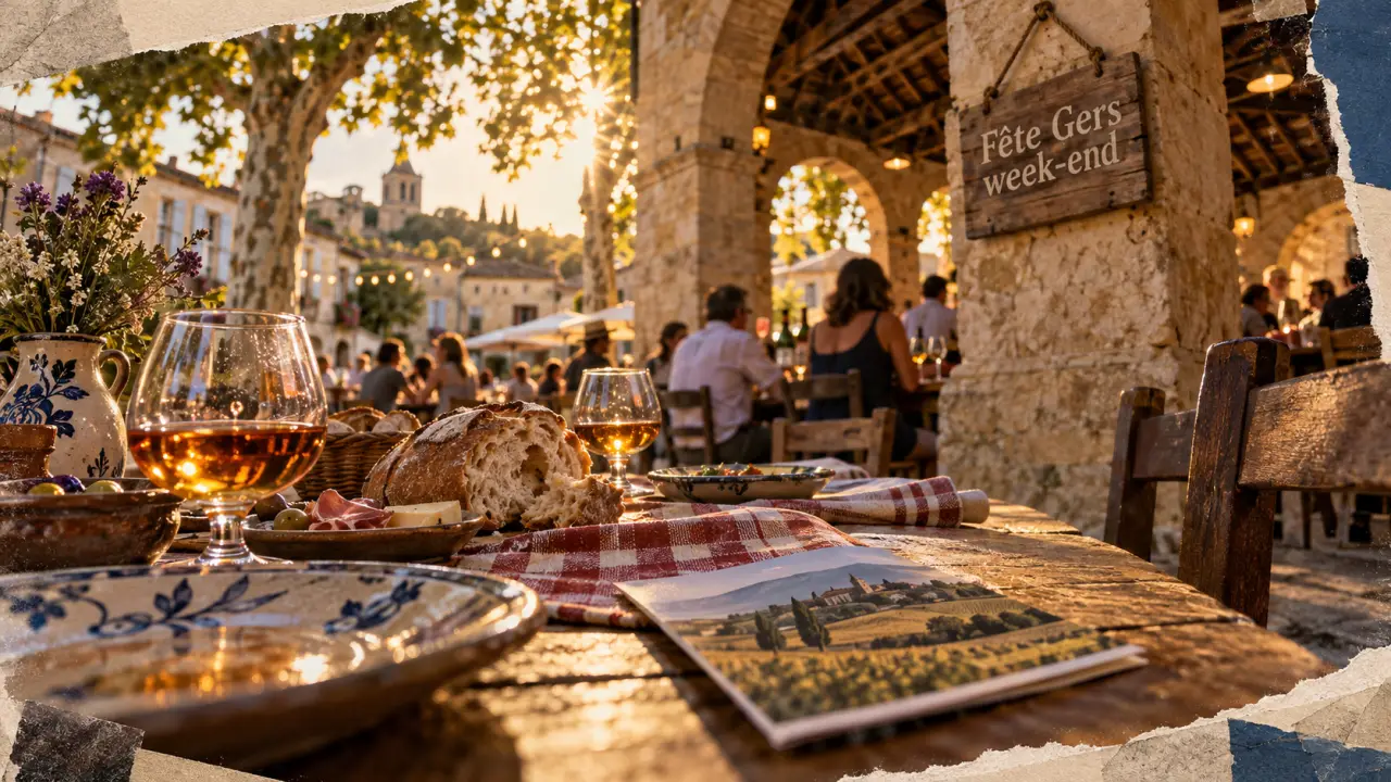 Fête Gers ce week end : village en halle, repas et Armagnac