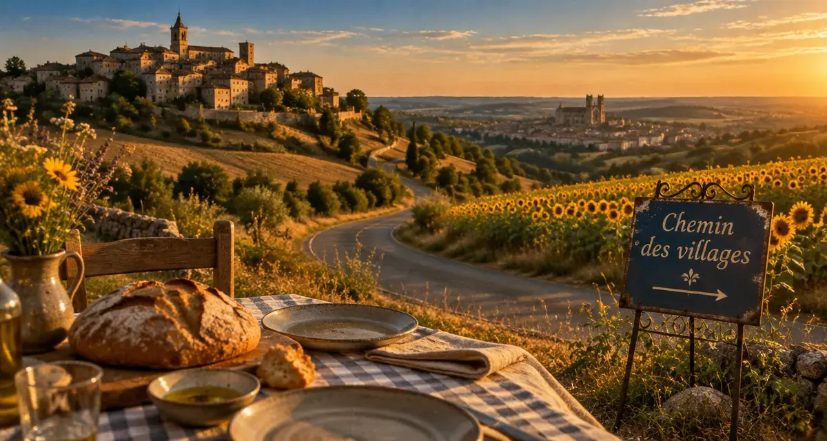 Que faut il visiter dans le gers : route vers des villages gersois, gourmandises à l’orée des champs