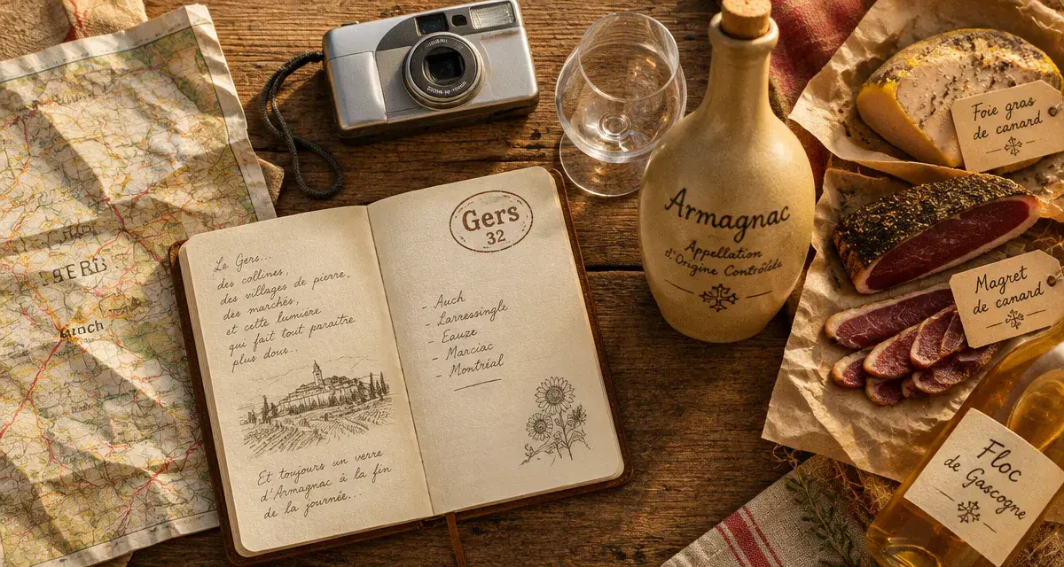 Visiter le Gers 32 : carnet, carte et dégustation d’Armagnac